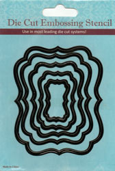 Die Cut Embossing Stencil 16