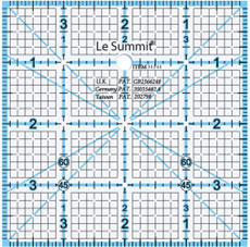Quilting Ruler Square With Grid 4