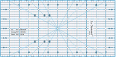 Quilting Ruler Rectangular 6