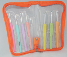 Pack of 7 crochet hooks