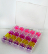Bobbin Box with 25 bobbins 