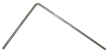 Lowery Silver Grey Stand Extra Long L bar