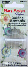 Mary Arden 20 Quilting Betweens
