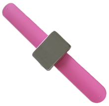 Magnetic Pin holder with PINK STRAP