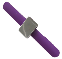 Magnetic Pin holder with PURPLE STRAP