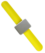 Magnetic Pin holder with YELLOW STRAP