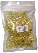 Pack of 50 small Yellow quilt clips