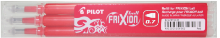 3 Red refills for Frixion rollerballs 