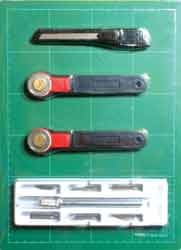 Rotary Cutter & Knife Set with A4 mat