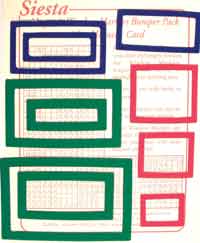A Pack of 10  Window Markers & Card