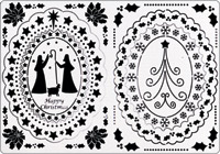 Christmas Parchment Grid SPG0A01