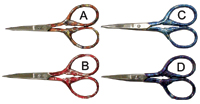 Optima Lion's Tail Coloured Scissors