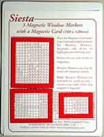 3 Magnetic Window Markers & Card